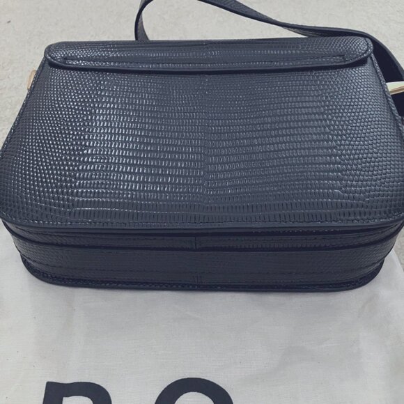 A.P.C. black embossed Grace bag small - Picture 5 of 10